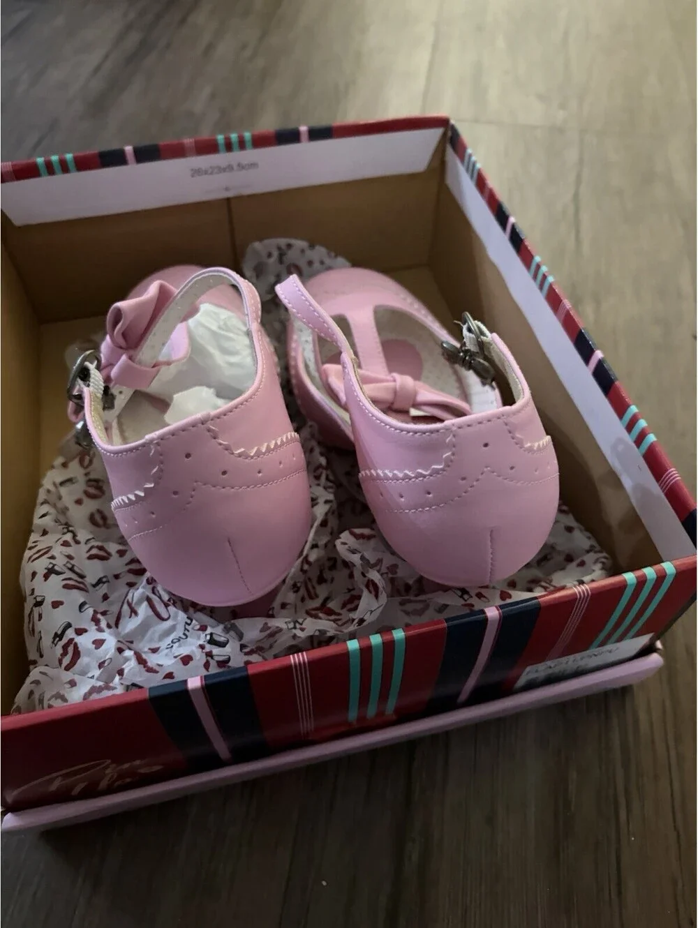 Pin-Up Couture Flapper Pink T-Strap Kitten Heels Retro Sz 6